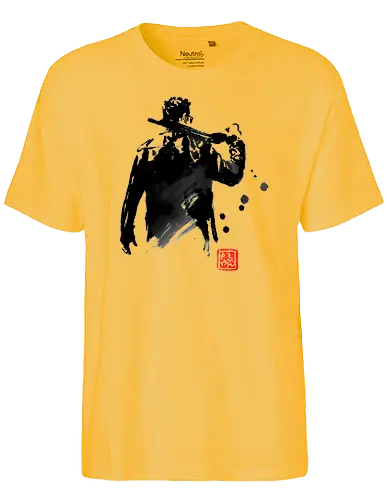 Arnold - schwarzenegger, terminator, sumi-e, be, back - Fairtrade T-Shirt