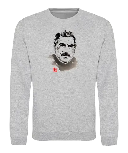 Tom - Selleck, Magnum, sumi-e - Sweatshirt