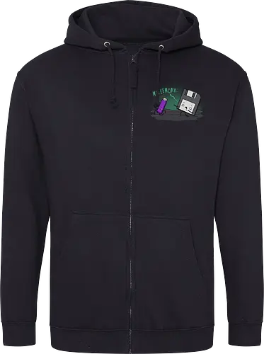 Memory - it, Floppy Disk, Diskette, Usb Stick, Flash speicher - Zip Hoodie
