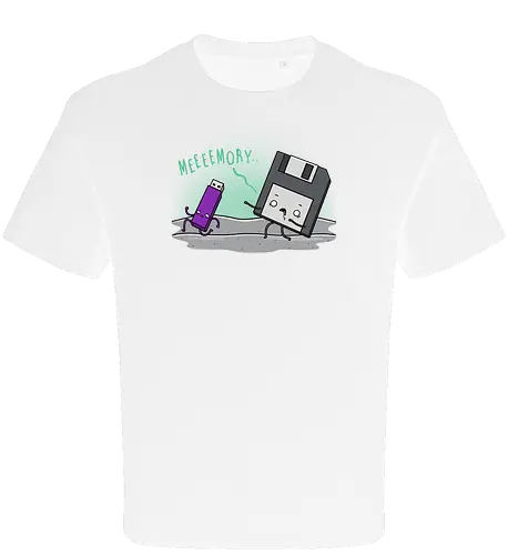 Memory - it, Floppy Disk, Diskette, Usb Stick, Flash speicher - Oversize T-Shirt