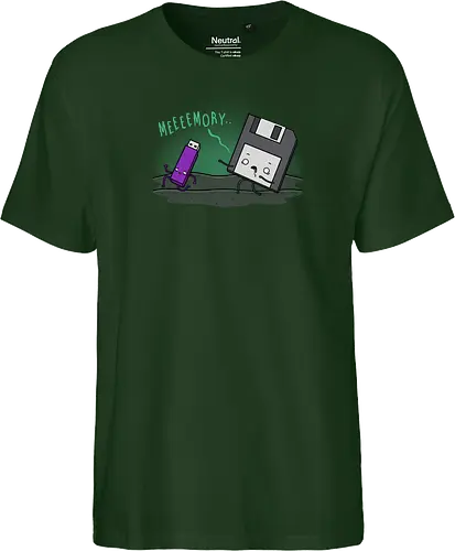 Memory - it, Floppy Disk, Diskette, Usb Stick, Flash speicher - Fairtrade T-Shirt