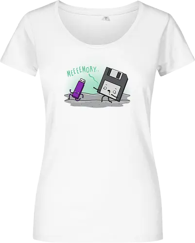 Memory - it, Floppy Disk, Diskette, Usb Stick, Flash speicher - Women T-Shirt