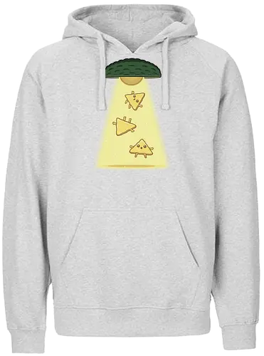 Ufocado! - avocado, ufo, fun, food - Fairtrade Hoodie