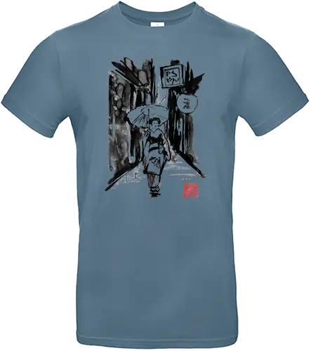 edo - Edo, japan, nippon, sumi-e, geisha, art, kunst - Standard T-Shirt