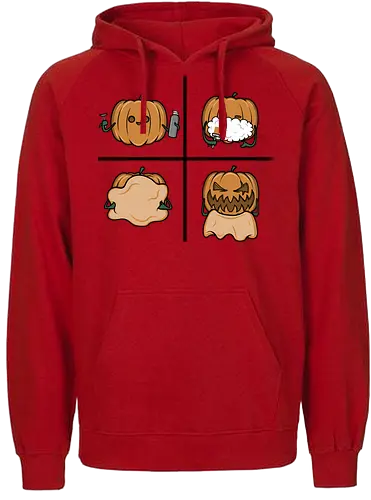 Pumpkin shave! - halloween, pumpkin, kürbis, fun, bart, beard - Fairtrade Hoodie