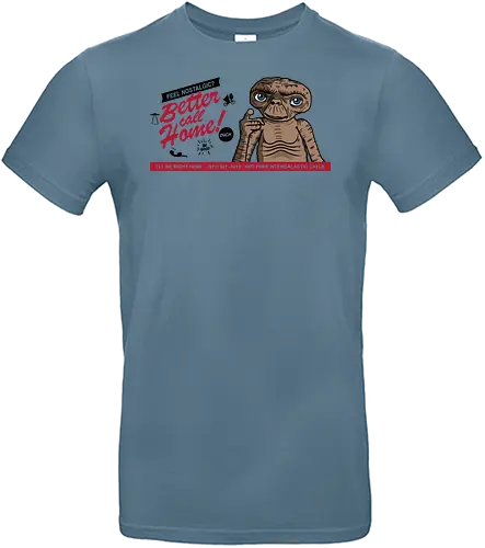 Better Call Home! - film, movie, et, Extra Terrestrial, 80s, Call home, Call saul, mashup - Standard T-Shirt