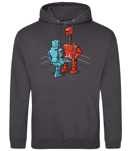 Blue Kick! - Rock em, Sock em, robot, kick, Nads - Standard Hoodie