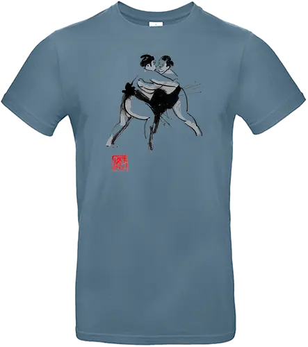sumo - sumo, sumi-e, japan, wrestling, nippon - Standard T-Shirt