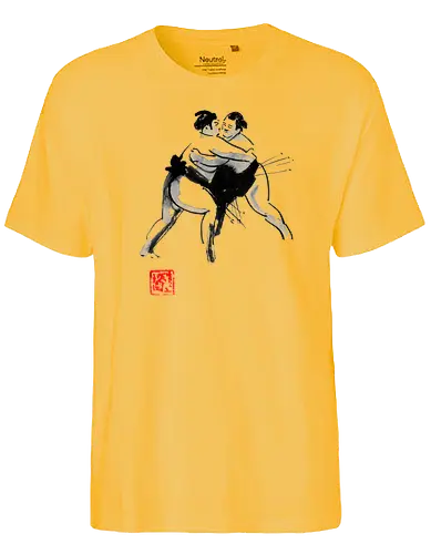 sumo - sumo, sumi-e, japan, wrestling, nippon - Fairtrade T-Shirt