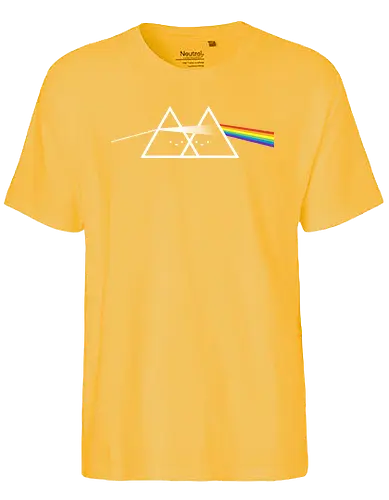 Cute side of the Rainbow! - rainbow, Prism, music, mashup, album cover - Fairtrade T-Shirt