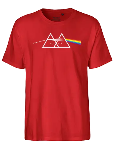 Cute side of the Rainbow! - rainbow, Prism, music, mashup, album cover - Fairtrade T-Shirt