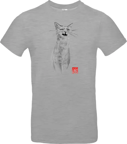 blinking cat