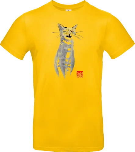 blinking cat