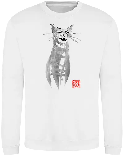 blinking cat