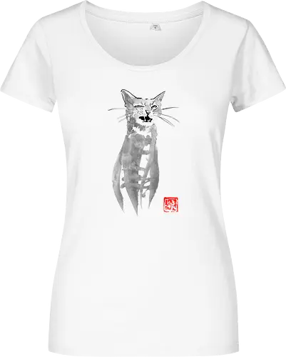 blinking cat