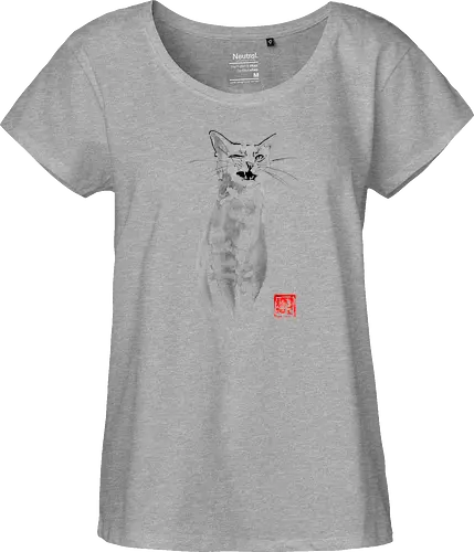 blinking cat