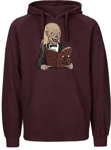Evil Tales! - mashup, tv, movie, Tales from the crypt, necronomicon, book - Fairtrade Hoodie