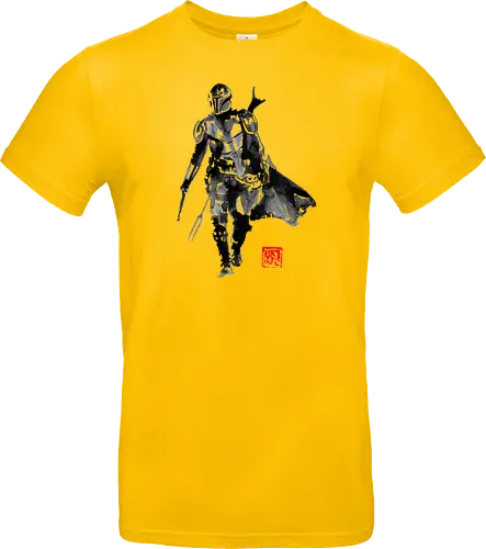 mando - tv, scifi, space opera, Mando, sumi-e - Standard T-Shirt