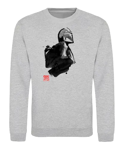 Bounty Hunter Sumi-e - bounty hunter, series, scifi, space opera, sumi-e - Sweatshirt