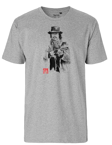 charles bronson in red sun - Charles Bronson, Red Sun, movie, classic, western, sumi-e - Fairtrade T-Shirt