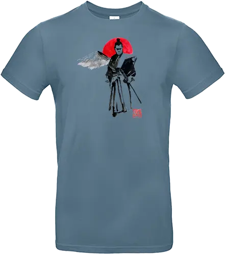 redsun and fuji samurai - japan, samurai, fuji, fujisan, sumi-e - Standard T-Shirt