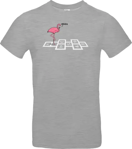 Hopping Flamingo!