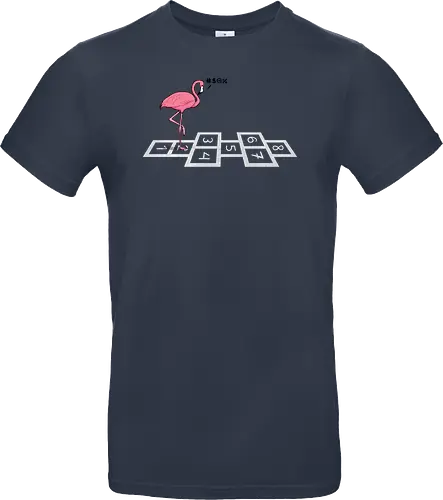 Hopping Flamingo!