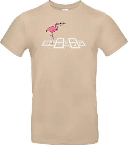 Hopping Flamingo!