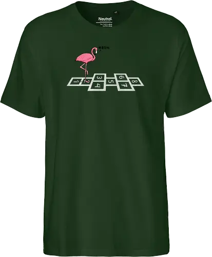 Hopping Flamingo!