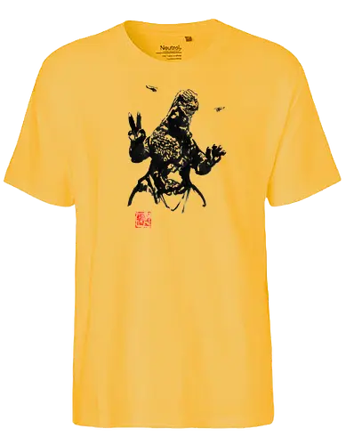 cool monster - film, movie, sumi-e, kaiju, monster - Fairtrade T-Shirt