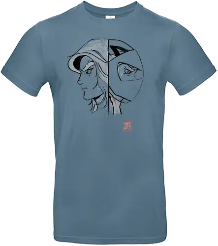 actarus and prince - tv, cartoon, classic, 80s, sumi-e - Standard T-Shirt