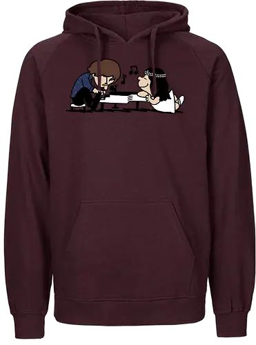 Imagine! - music, Lennon, Yoko, mashup, image, comic - Fairtrade Hoodie