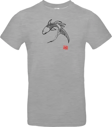 carp koi turning