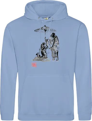 geisha and baby kaiju