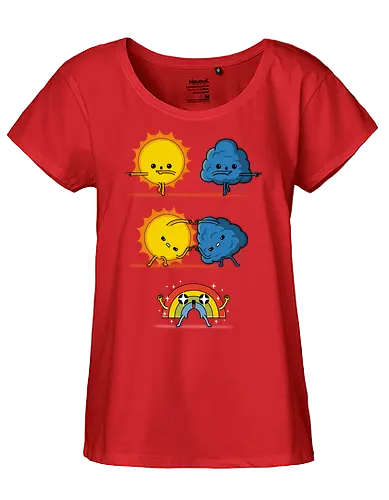 Meteorological Fusion! - Fusion, wetter, sonne, regen, sun, Rain, rainbow, regenbogen, wther - Fairtrade Girl Shirt