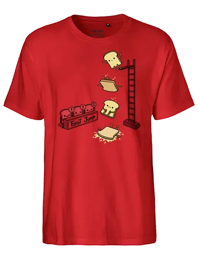 Murphy's Jump! - toast, pbj, erdnussbutter, jump, Pnutbutter - Fairtrade T-Shirt