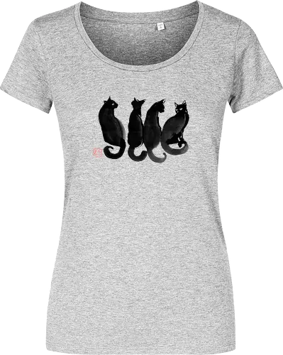 4 black cats