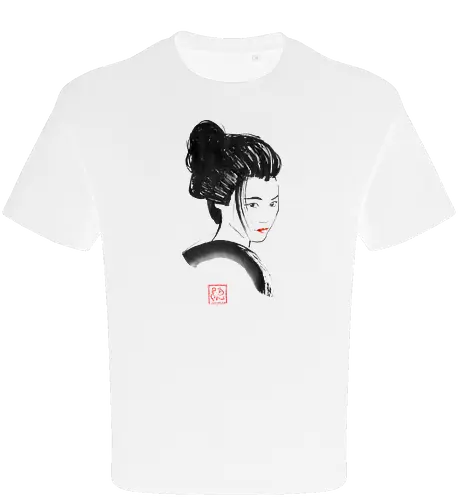 geisha red lips
