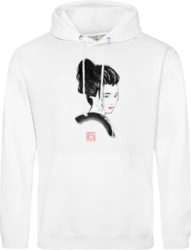 geisha red lips