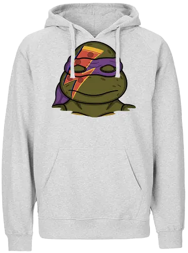 Pizza Lightning! - turtles, pizza, comic, donatello - Fairtrade Hoodie