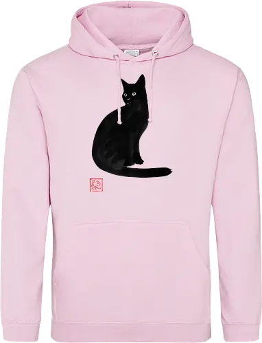 simple black cat