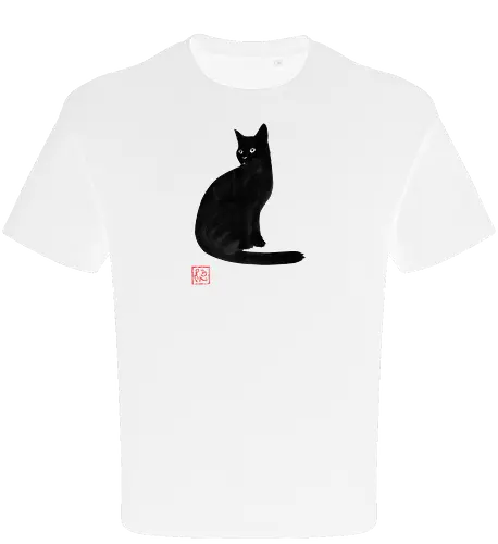 simple black cat