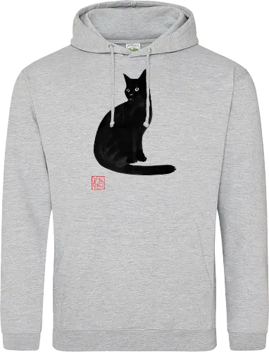 simple black cat