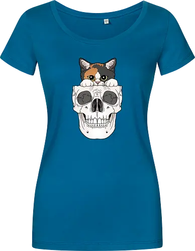 Calico Kitty & Skull