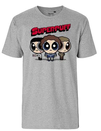 Superpuff! - film, movie, mashup, 00s, Superbad - Fairtrade T-Shirt