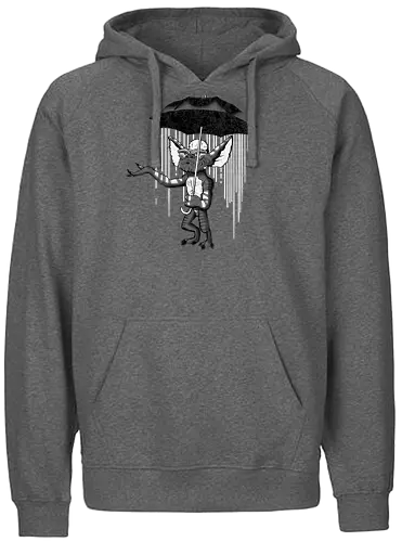 Umbrella Monster! - movie, horror, 80s, umbrella - Fairtrade Hoodie