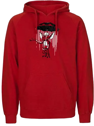 Umbrella Monster! - movie, horror, 80s, umbrella - Fairtrade Hoodie