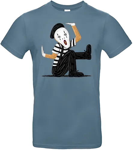 The Silent Scream! - Mime, fun, der schrei, Edvard Munch, Pantomime, Trapped, scream - Standard T-Shirt