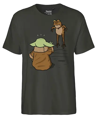 Wrong Toad! - series, mashup, fun, toad, Hypnotoad, scifi - Fairtrade T-Shirt