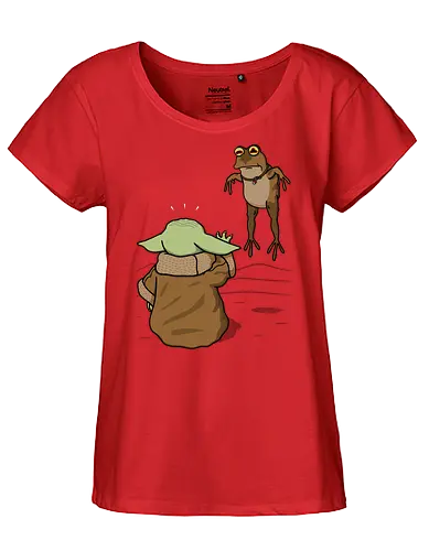Wrong Toad! - series, mashup, fun, toad, Hypnotoad, scifi - Fairtrade Girl Shirt